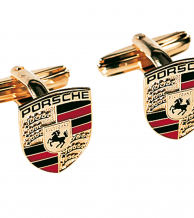 Porsche Crest Cuff Links
