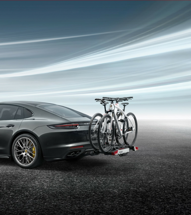 Rear-mounted bike carrier