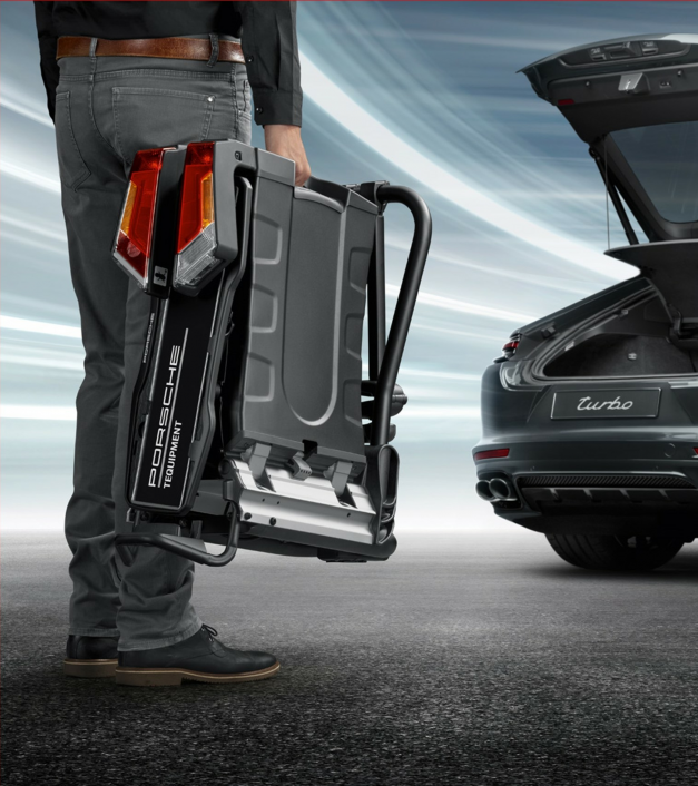 Rear-mounted bike carrier