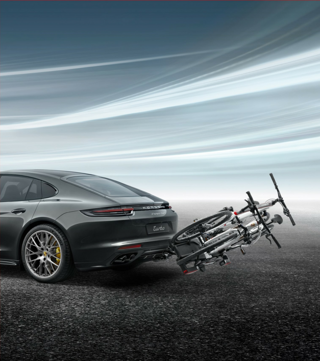 Rear-mounted bike carrier