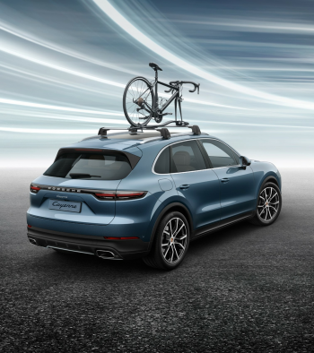 Road bike carrier with front wheel bag