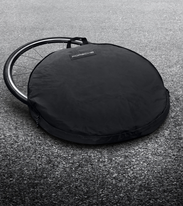 Road bike carrier with front wheel bag